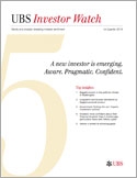 Investor Watch 1Q2013 - A new investor is emerging. Aware. Pragmatic. Confident.